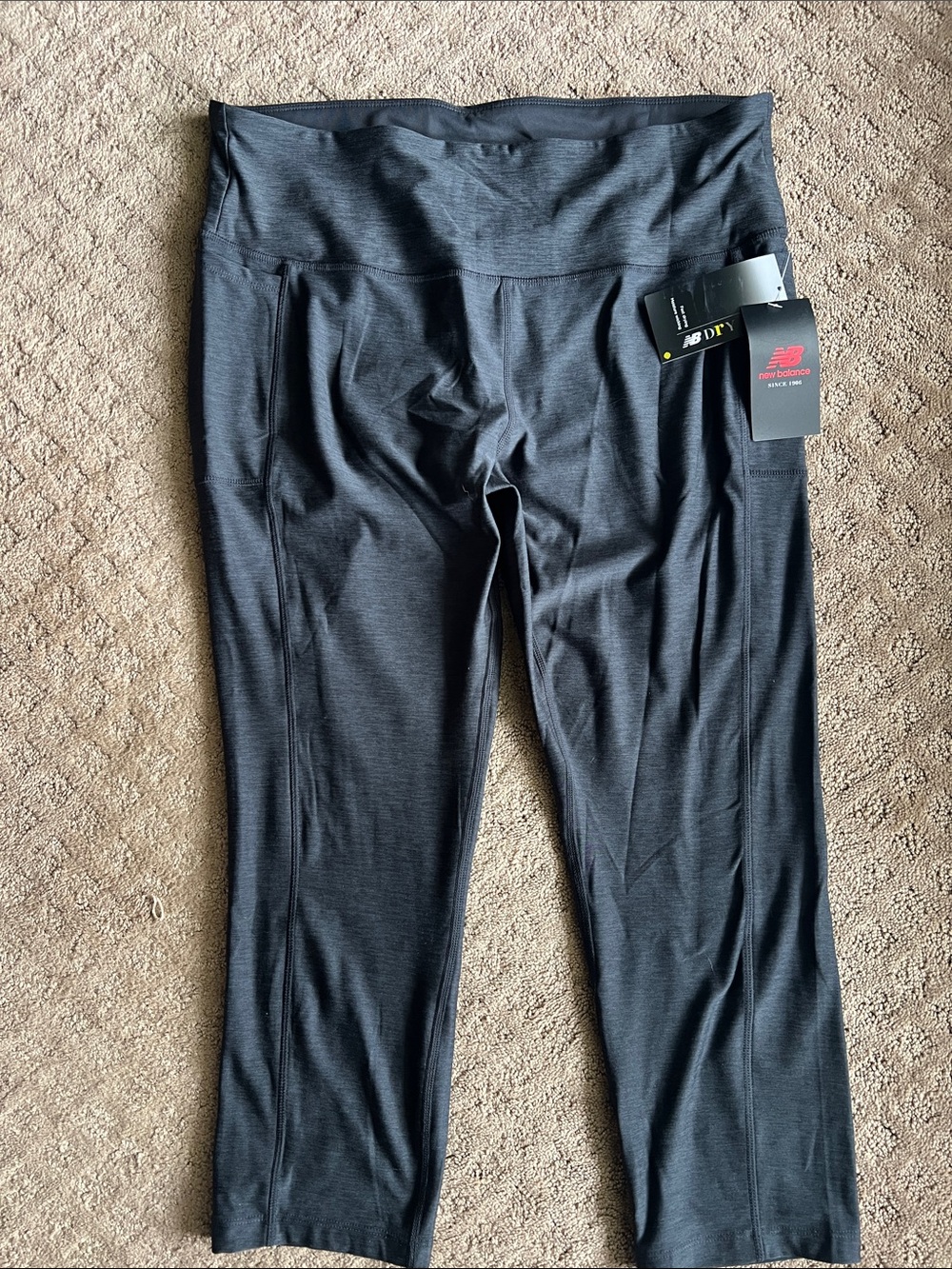 New Balance Women’s Dark Charcoal Ankle Leggings